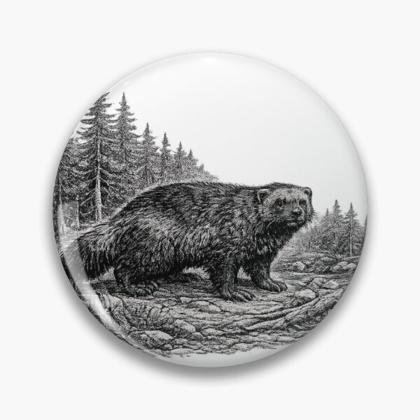 Item preview, Wolverine Wilderness designed and sold by KrungiT Design .