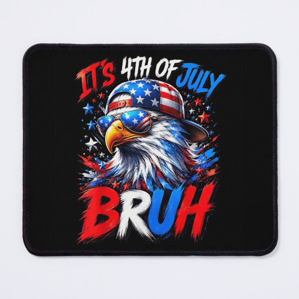 Item preview, Funny Patriotic Eagle Sunglasses Its 4th Of July Bruh Graphic designed and sold by LizzyKeiko.