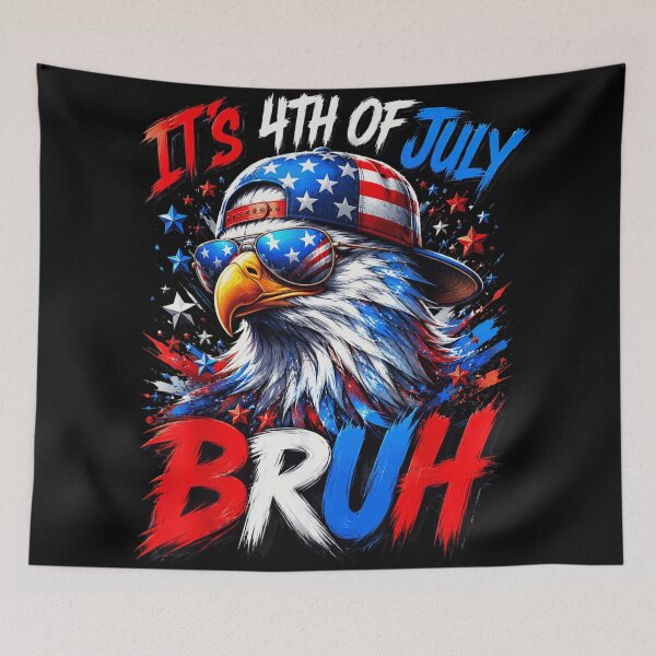 Item preview, Funny Patriotic Eagle Sunglasses Its 4th Of July Bruh Graphic designed and sold by LizzyKeiko.
