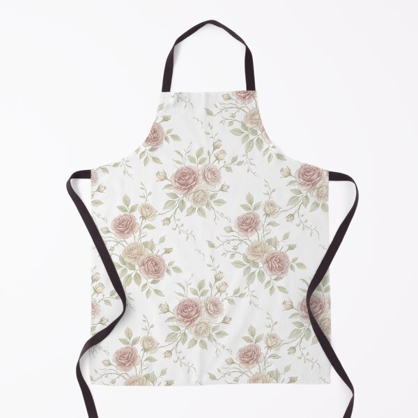 Item preview, Vintage Pink and White Roses on Black designed and sold by Opal Aura .