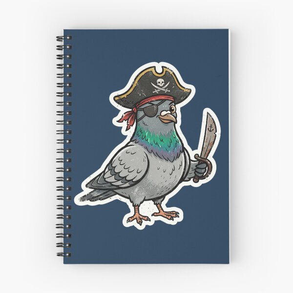 Item preview, Pirate Pigeon Captain with Cutlass designed and sold by azule1.