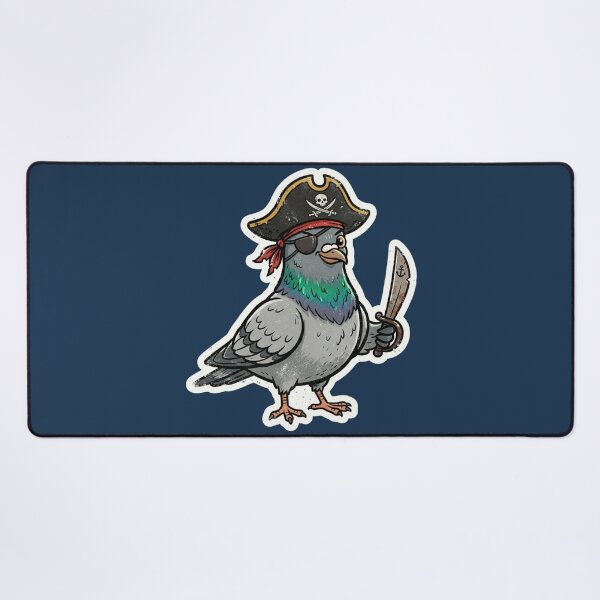 Item preview, Pirate Pigeon Captain with Cutlass designed and sold by azule1.