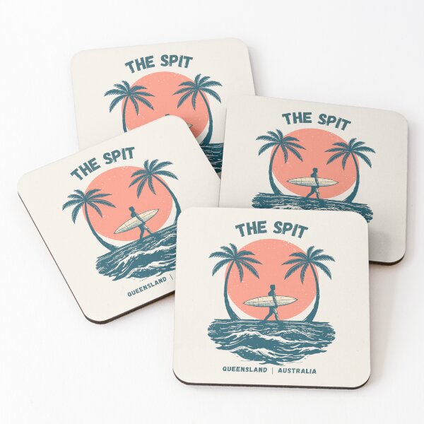 Item preview, The Spit Queensland Australia Vintage Surfer designed and sold by TamGustam.