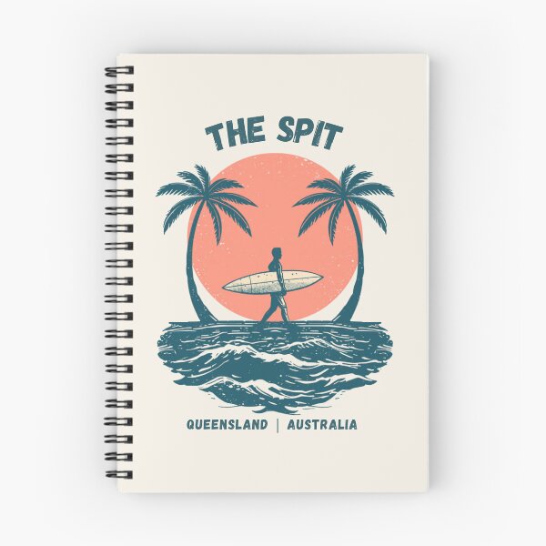 Item preview, The Spit Queensland Australia Vintage Surfer designed and sold by TamGustam.