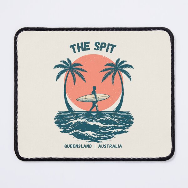 Item preview, The Spit Queensland Australia Vintage Surfer designed and sold by TamGustam.