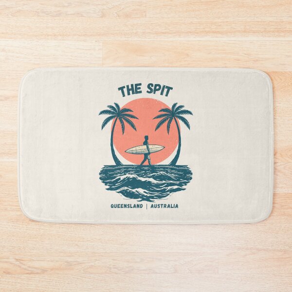 Item preview, The Spit Queensland Australia Vintage Surfer designed and sold by TamGustam.