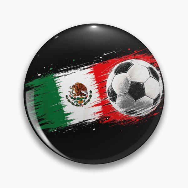 Item preview, Mexico Flag Soccer Ball Grunge Splash World Cup Football Tournament designed and sold by MassonCalepon.