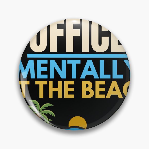 Item preview, Out of Office Mentally at the Beach Funny Vacation Lover T-Shirt designed and sold by Uvclick.