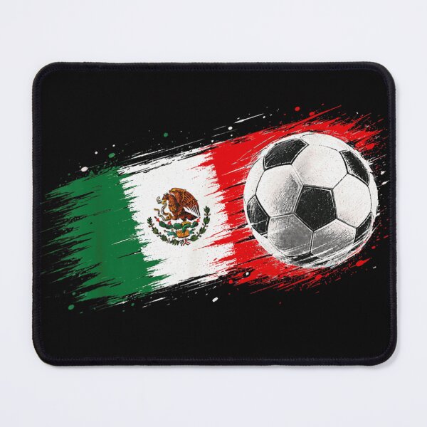 Item preview, Mexico Flag Soccer Ball Grunge Splash World Cup Football Tournament designed and sold by MassonCalepon.