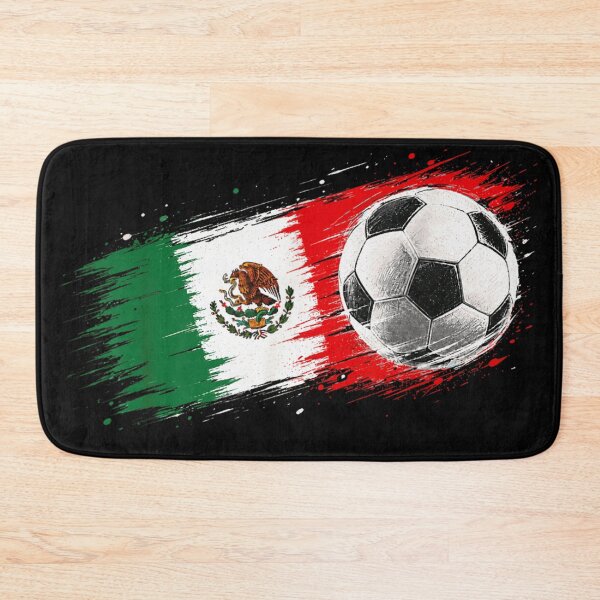 Item preview, Mexico Flag Soccer Ball Grunge Splash World Cup Football Tournament designed and sold by MassonCalepon.