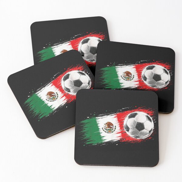 Item preview, Mexico Flag Soccer Ball Grunge Splash World Cup Football Tournament designed and sold by MassonCalepon.