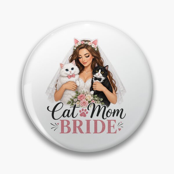 Item preview, Cat Mom Bride Cute Wedding Cat Lover Bridal  designed and sold by Lorevia Style.