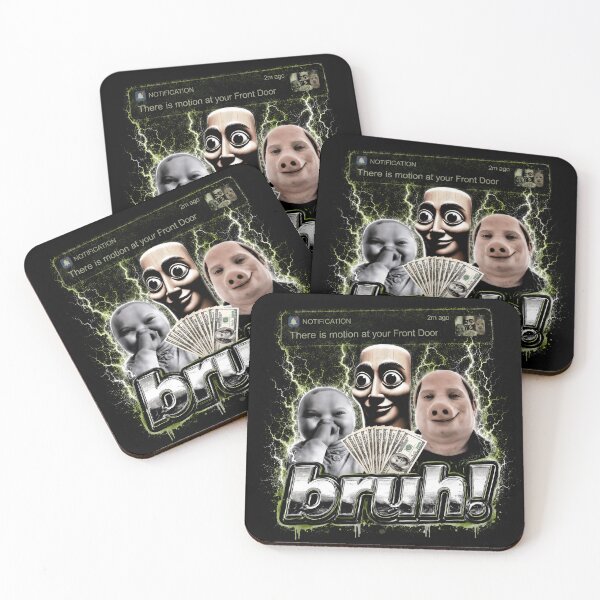 Item preview, Motion at Your Front Door Tung Sahur John Pork Ai Baby Meme designed and sold by Kitkin.