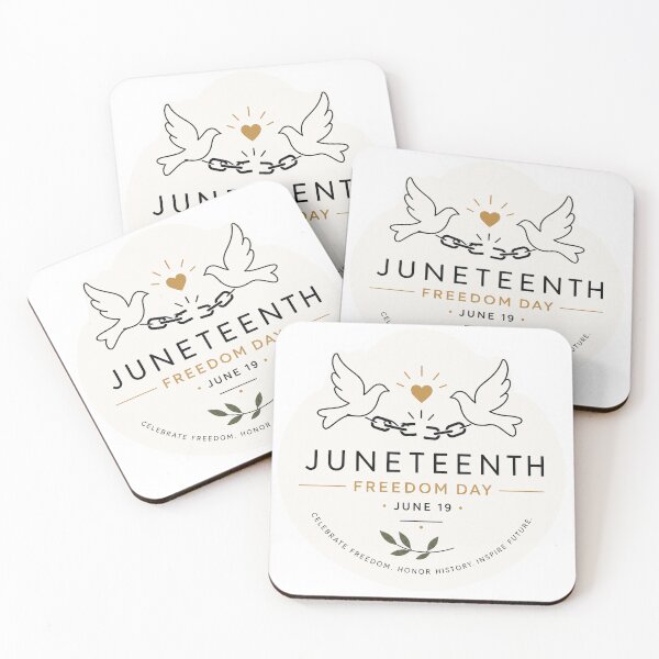 Item preview, Minimal Juneteenth Freedom Day Sticker designed and sold by Colorsandpixels.