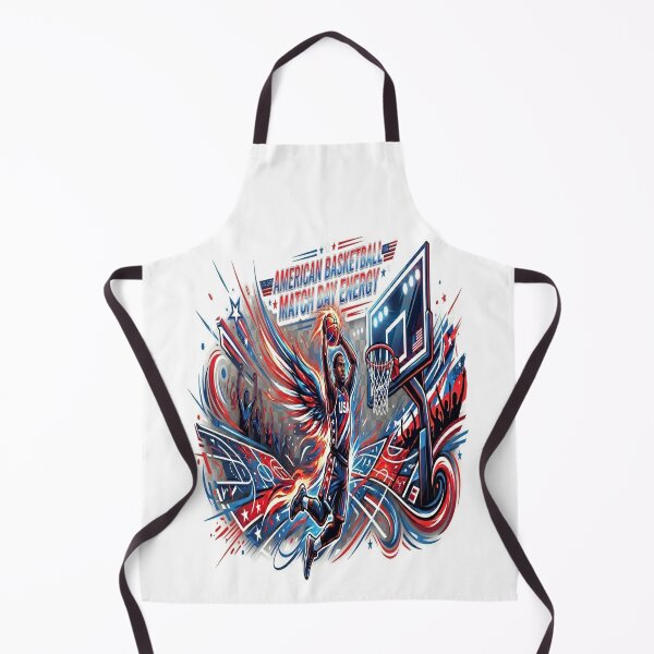 Item preview, USA Basketball Match Day Energy – Patriotic Slam Dunk Art designed and sold by MAJCO-ART.