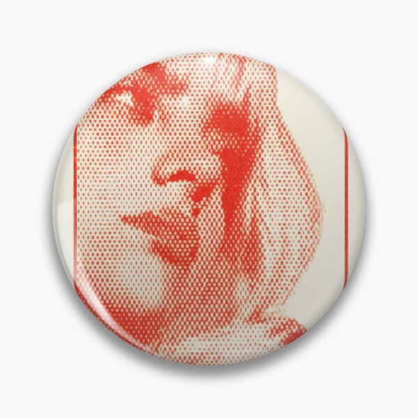 Item preview, Billie Happier Than Ever Fan Art Poster – Red Halftone Retro Portrait Print designed and sold by gringoods.