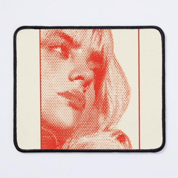 Item preview, Billie Happier Than Ever Fan Art Poster – Red Halftone Retro Portrait Print designed and sold by gringoods.