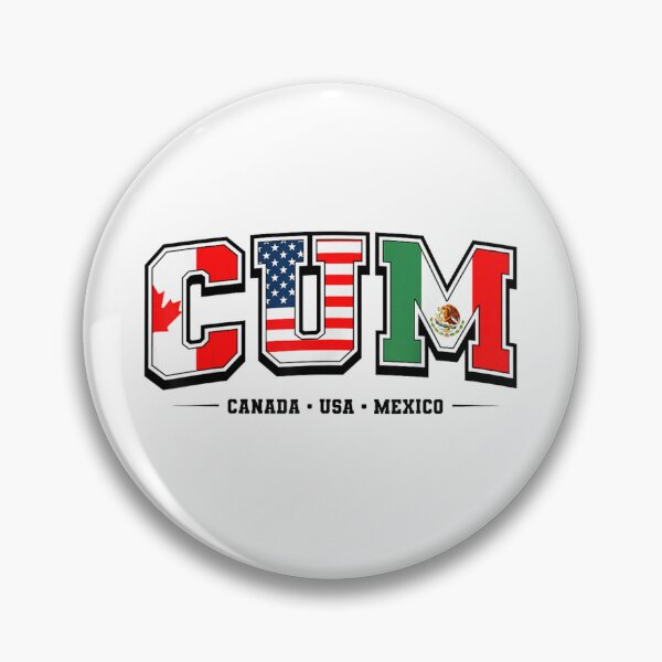 Item preview, CUM Canada USA Mexico Flag Typography Funny Soccer World Tournament designed and sold by MassonCalepon.