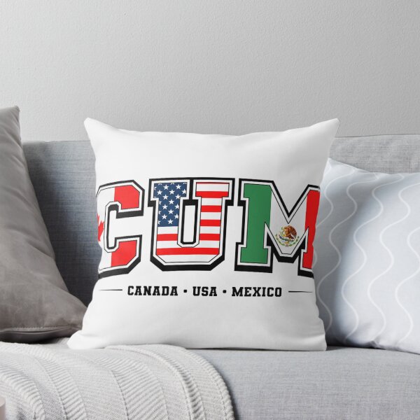 Item preview, CUM Canada USA Mexico Flag Typography Funny Soccer World Tournament designed and sold by MassonCalepon.