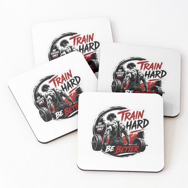 Item preview, Train Hard Be Better Gym Motivation designed and sold by YogiCodeLab.