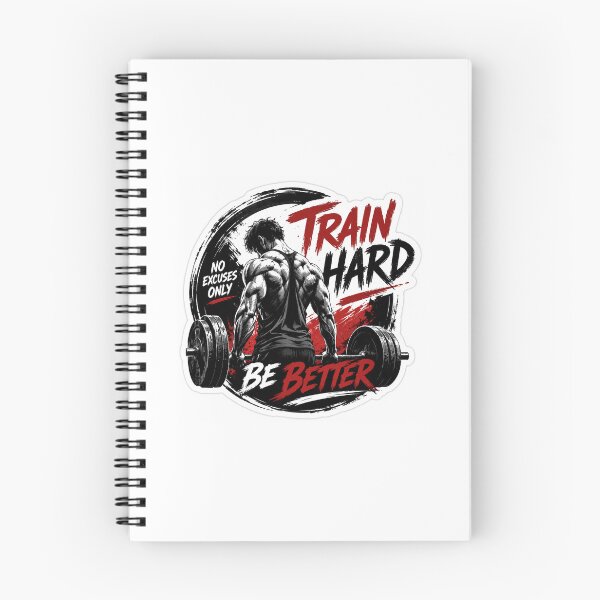 Item preview, Train Hard Be Better Gym Motivation designed and sold by YogiCodeLab.