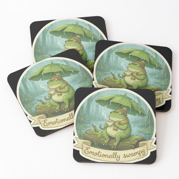 Item preview, Emotionally Swampy Cute Frog designed and sold by StellarBees.