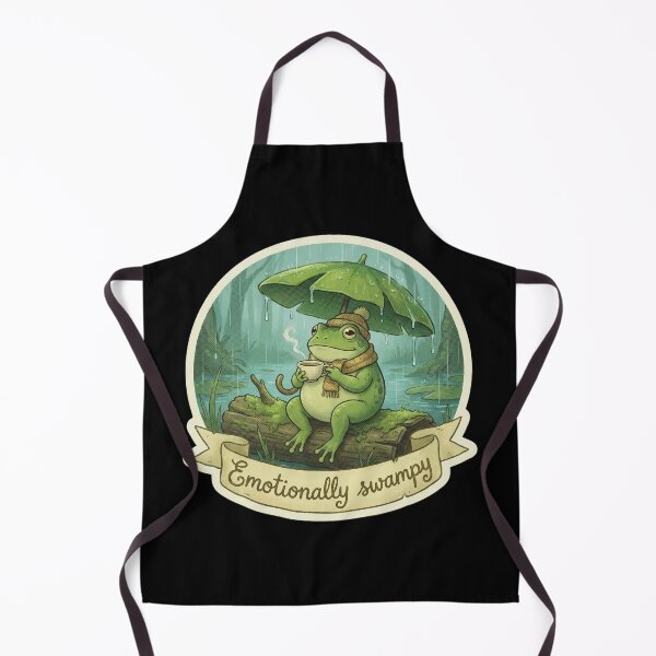Item preview, Emotionally Swampy Cute Frog designed and sold by StellarBees.
