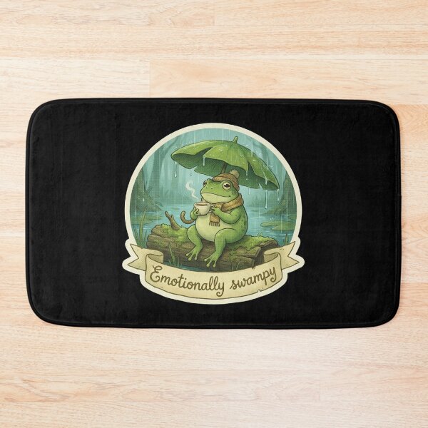 Item preview, Emotionally Swampy Cute Frog designed and sold by StellarBees.