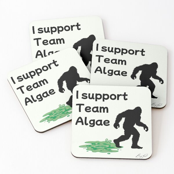 Item preview, I Support Team Algae: Funny Bigfoot Cryptid Meme designed and sold by QUOT-s.
