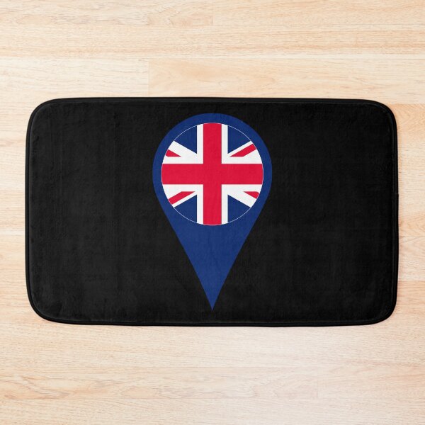 Item preview, United Kingdom Flag Location Pin Map Marker | British Destination GPS Icon designed and sold by NTGUILTY.