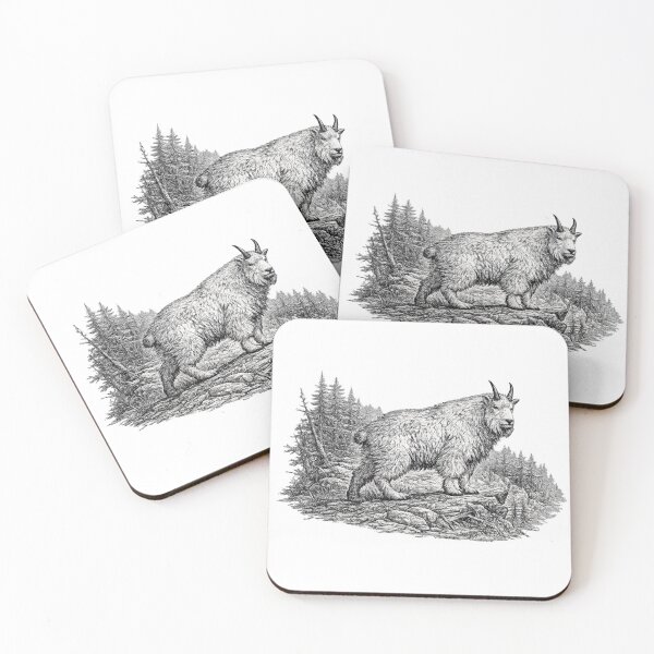 Item preview, Rocky Mountain Goat designed and sold by KrungiT Design .