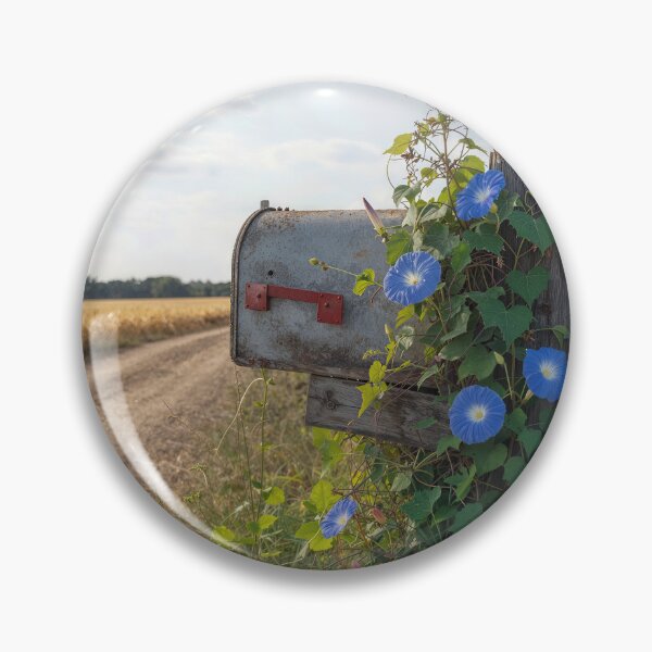 Item preview, Country Mailbox with Morning Glory Vine designed and sold by Maria Dryfhout.