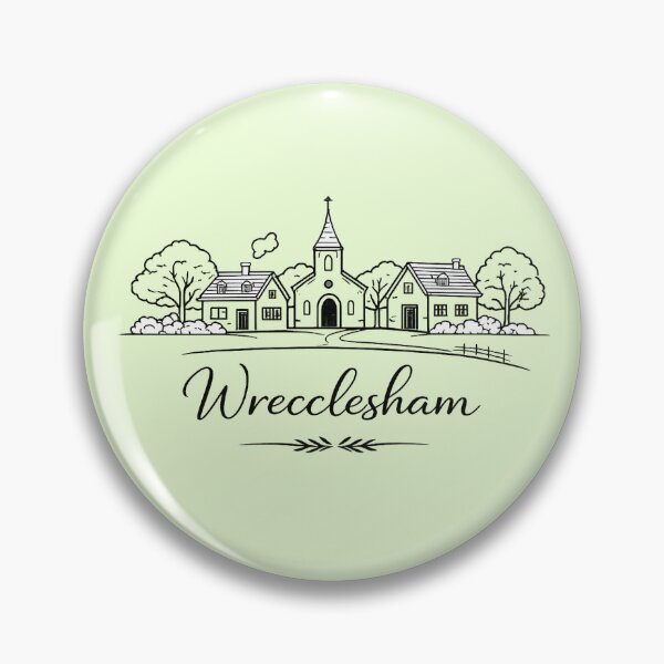 Artikelvorschau, Illustration der Dorfkirche von Wrecclesham | Zeichnung eines Dorfes in Surrey entworfen und verkauft von ThatSurreyLife.