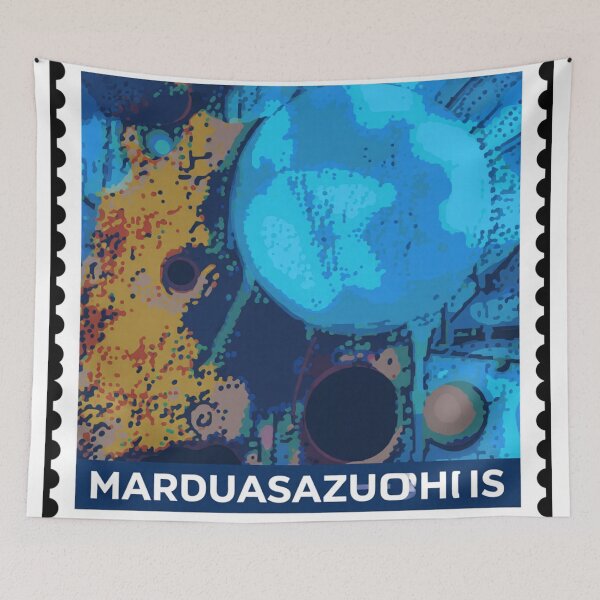 Item preview, cosmic noise dark turbulent 1.2 stamp colorful geometric abstract design designed and sold by SmashingDeals.