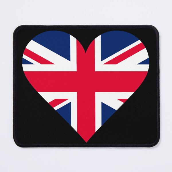 Item preview, United Kingdom Heart Flag Graphic | I Love UK Patriotic Union Jack Symbol designed and sold by NTGUILTY.