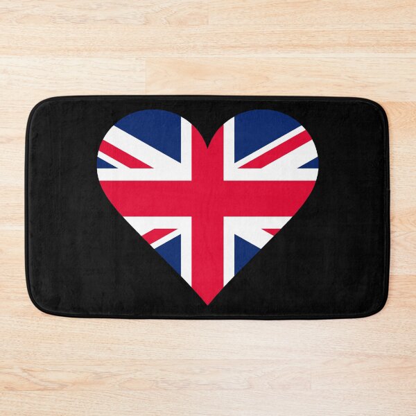Item preview, United Kingdom Heart Flag Graphic | I Love UK Patriotic Union Jack Symbol designed and sold by NTGUILTY.