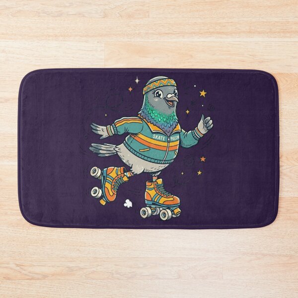 Item preview, Retro Roller Skating Pigeon in Vintage Tracksuit designed and sold by azule1.