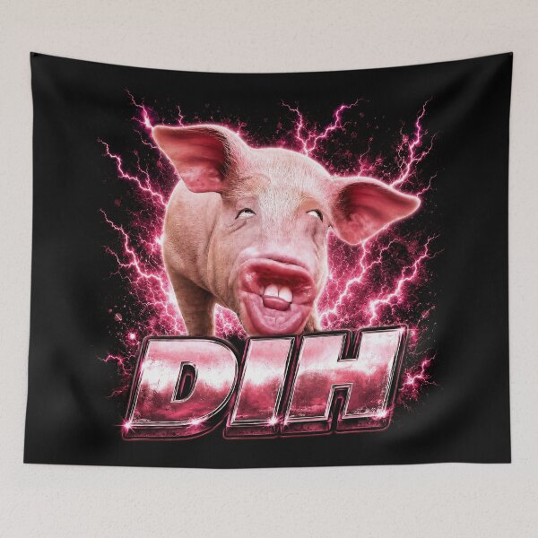 Item preview, Funny Dih Brainrot Gen Z Humor Pork Meme Bootleg designed and sold by Kitkin.