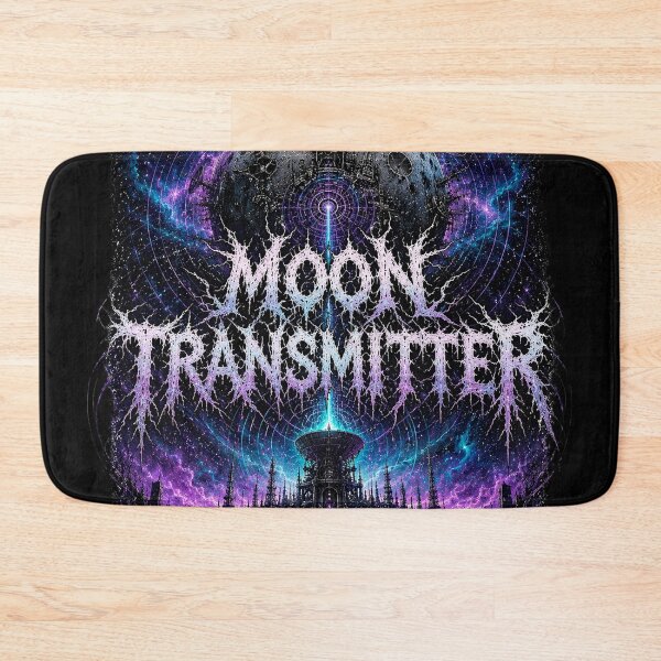 Item preview, MOON TRANSMITTER – Cosmic Death Metal Signal Artwork designed and sold by RetroCrypt Studio.