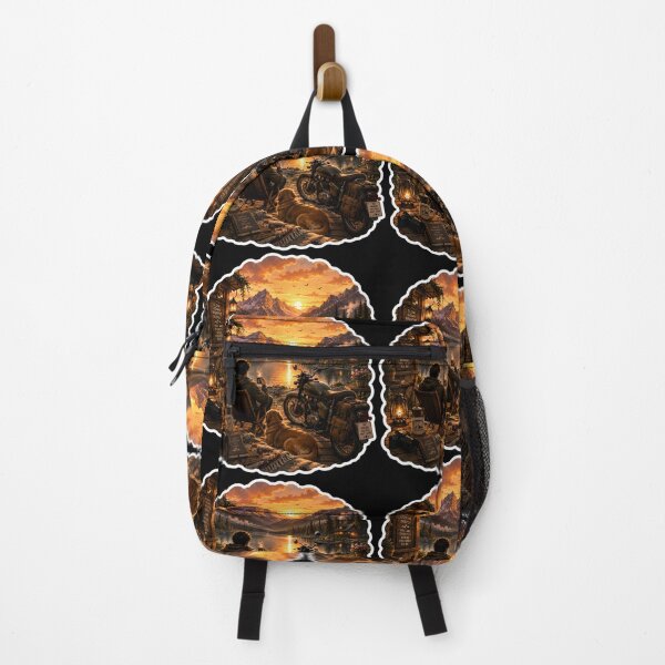 Item preview, Cozy Mountain Lake Sunset Cabin Retreat designed and sold by YogiCodeLab.