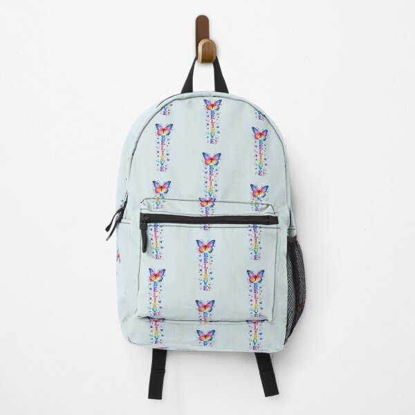 Item preview, Inspirational Butterfly Believe Typography Graphic Art designed and sold by tamdevo1.