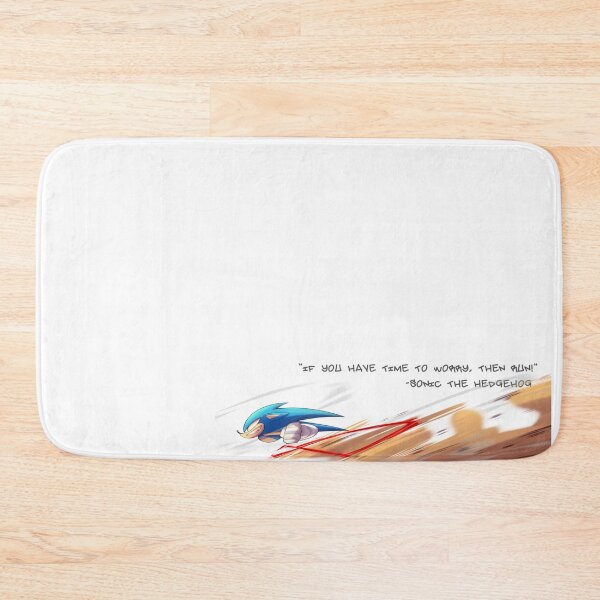 Item preview, "If you have time to worry, then run" -sonic then hedgehog  designed and sold by 1ne_chrome .