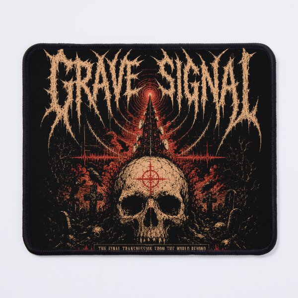 Item preview, GRAVE SIGNAL – Vintage Death Metal Horror Artwork designed and sold by RetroCrypt Studio.