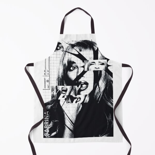 Item preview, Sabrina Fan Art Poster – Black White Fragmented Blueprint Graphic Print designed and sold by gringoods.
