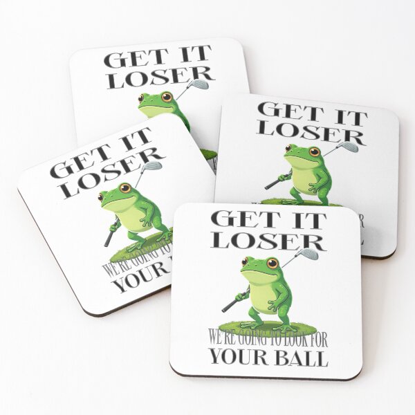 Item preview, Get In Loser Were Going To Look For Your Ball / Golfing Frog designed and sold by TheEndDesign.