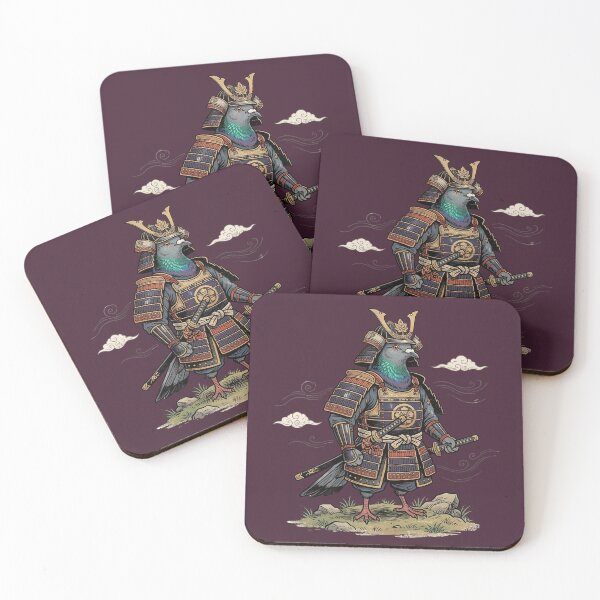 Item preview, Armoured Samurai Pigeon Warrior designed and sold by azule1.