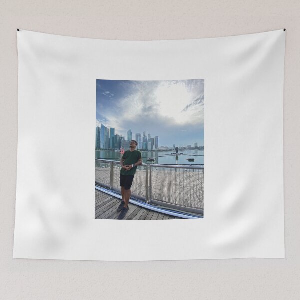Item preview, myself portrait cityscape designed and sold by CarolineMarty.