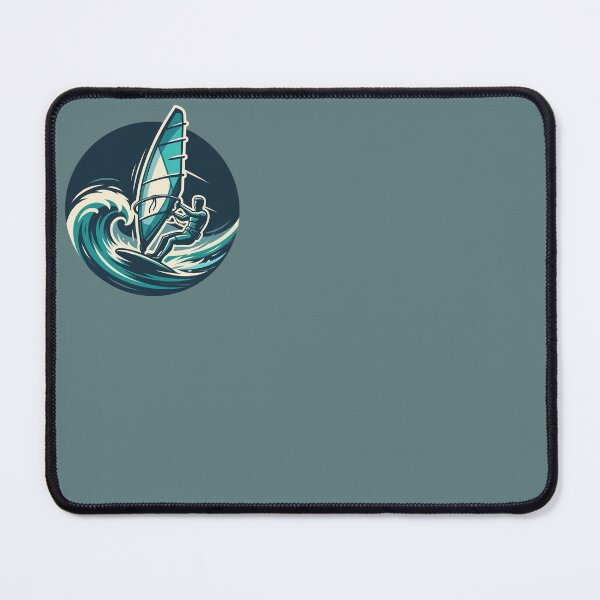 Item preview, Sea Vibes - Dynamic Windsurfer Carving Big Wave designed and sold by SilentPowerArt.