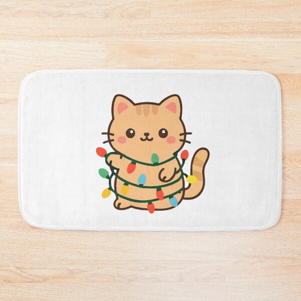 Item preview, Bright Holiday Cat - Cute Christmas Sticker designed and sold by foryouandyours.