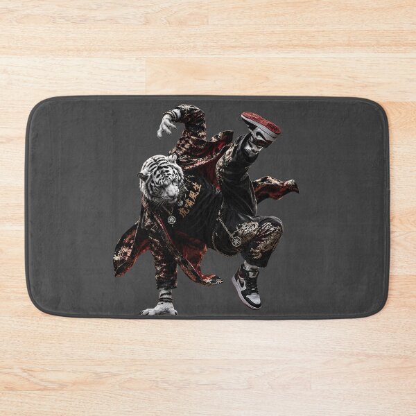 Item preview, White Tiger Breakdance King – Urban Hip Hop Tiger Street Dance Art designed and sold by ManJiangHong.